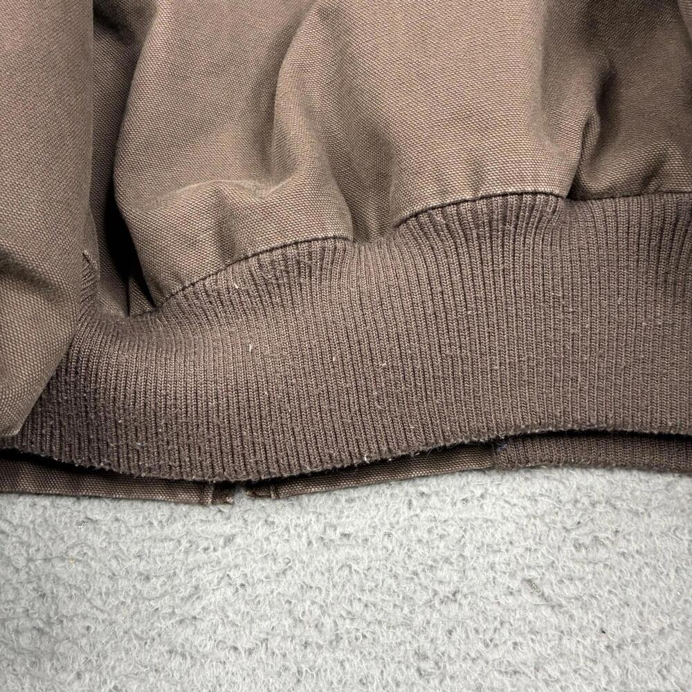 Big Smith Jacket Men’s 3XL Brown Duck Canvas Hooded Work Coat Heavy Lined - Picture 13 of 15